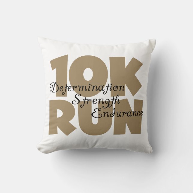 10K Run Tan Sports Running Cushion (Front)