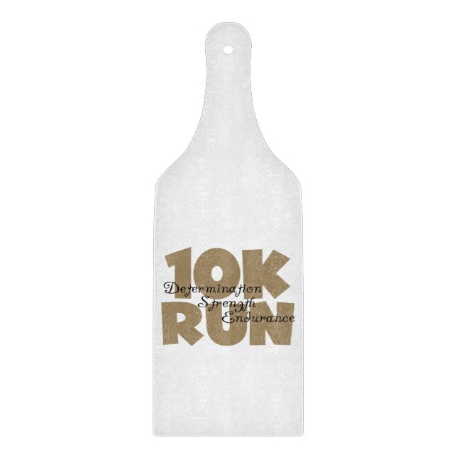 10K Run Tan Sports Running Cutting Board (Front)