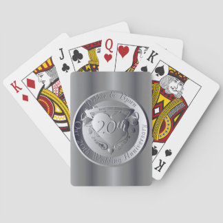 10th,11th,20th,25th Wedding Anniversary Playing Cards