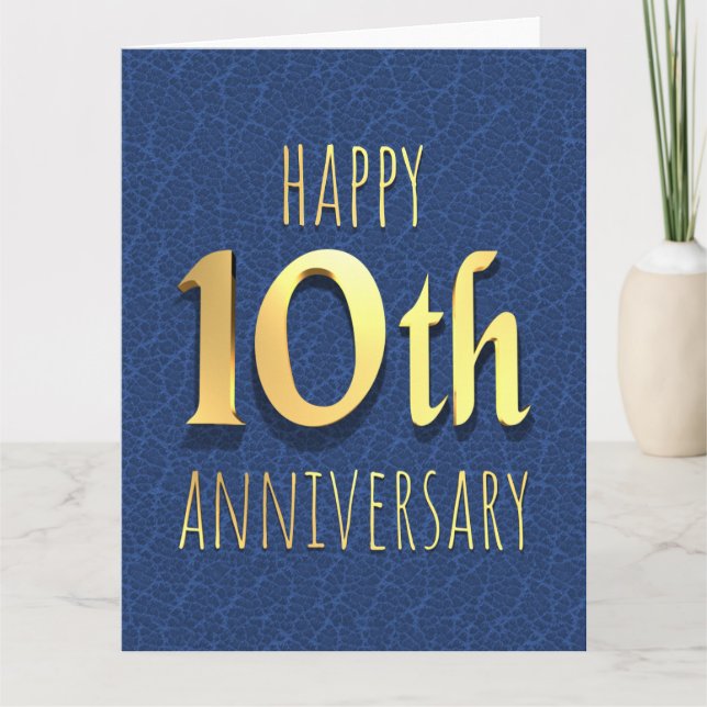 10th Anniversary Card (Front)