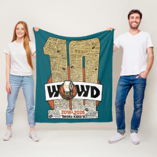 10th Anniversary Fleece Blanket