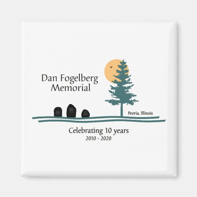 10th Anniversary Rocks Magnet (Front)