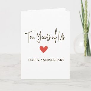 10th Anniversary – Ten Years of Us Card