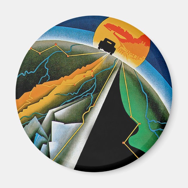 10th Automobile Rally de Monte Carlo Magnet (Front)
