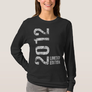 10th Birthday 10 Years Boy Girl Retro Vintage 2012 T-Shirt