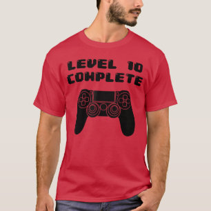 10th Birthday 10 Years Old Video Gaming Bday vinta T-Shirt