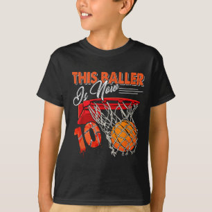 10th Birthday Basball T-Shirt