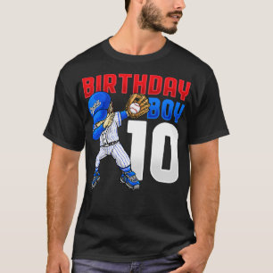 10th Birthday Baseball Birthday Boy T-Shirt