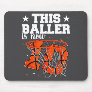 10th Birthday Basketball Boys Baller 10 Year Old B Mouse Pad