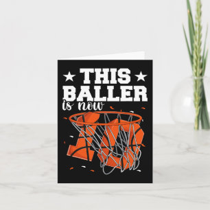10th Birthday Basketball Boys Card