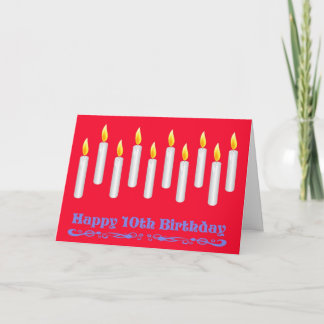 10th Birthday Card