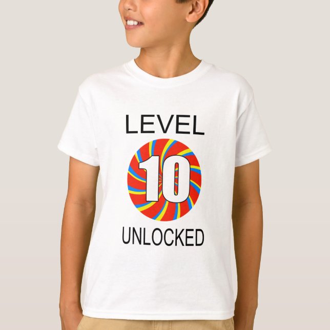 10th Birthday Computer Gamer T-Shirt (Front)