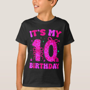 10th birthday coquette bow 10th birthday girl10th T-Shirt