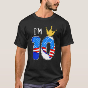 10th Birthday Decorations For Girls Boys 10 Yrs Ol T-Shirt