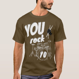 10th Birthday Drum Kit for Boys and Girls T-Shirt