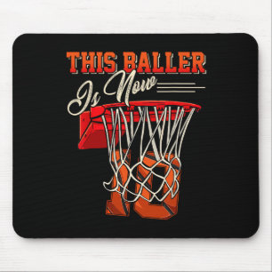 10th Birthday For Boy Basketball 10 Years Old Kid Mouse Pad