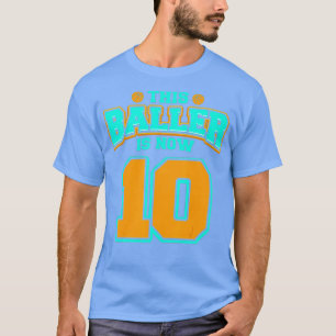 10th Birthday For Boy Basketball 10 Years Old Kid T-Shirt