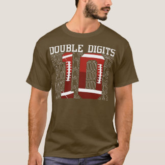 10Th Birthday  Funny  Saying Double Digits T-Shirt