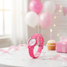 10th Birthday Girl Pink Bow Watch