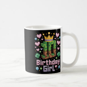 10th Birthday Girl Shirt Gaming Pixel Party 10 Yea Coffee Mug