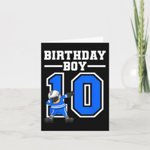 10th Birthday - Ice Hockey 10 years old  Card