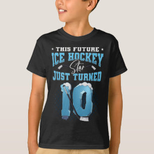 10th Birthday Ice Hockey T-Shirt