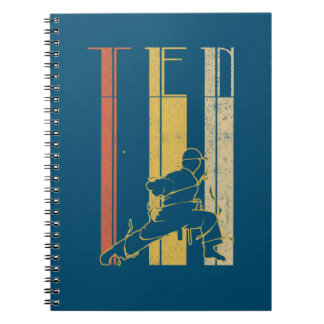 10th Birthday Karate Retro Taekwondo   Martial Art Notebook