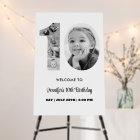 10th Birthday Number 10 Photo Collage Black White