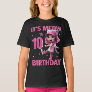 10Th Birthday Party 10 Years Old Awesome Bday Cute T-Shirt