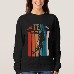 10th Birthday Roller Skating Celebration Lifestyle Sweatshirt