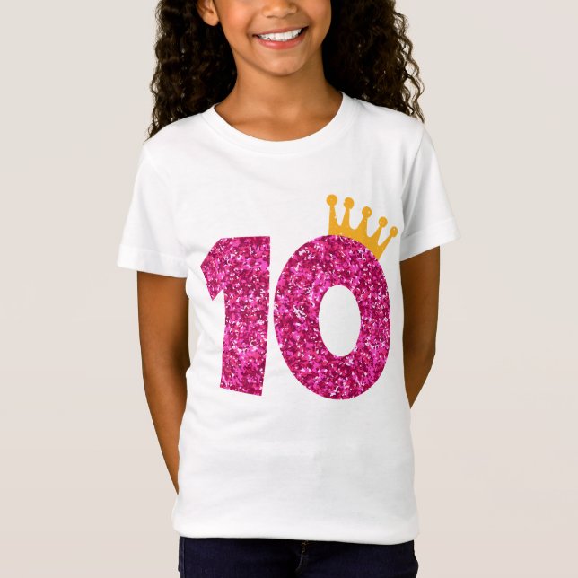 10th Birthday Shirt. Its My 10th Birthday 10 Year  T-Shirt (Front)