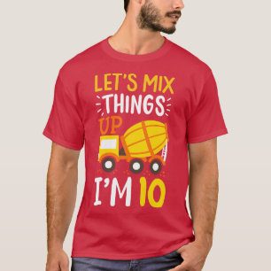10th Birthday Truck Trucker T-Shirt