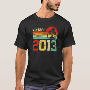 10th Birthday  Vintage 2013 Retro Boy Girl 10 Year T-Shirt