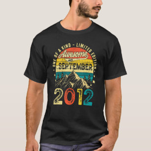 10th Birthday Vintage September 2012 10th Birthday T-Shirt