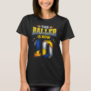 10th Birthday Volleyball Boy 10 Year Old Volleybal T-Shirt
