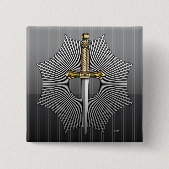 10th Degree: Master Elect 15 Cm Square Badge (Front)