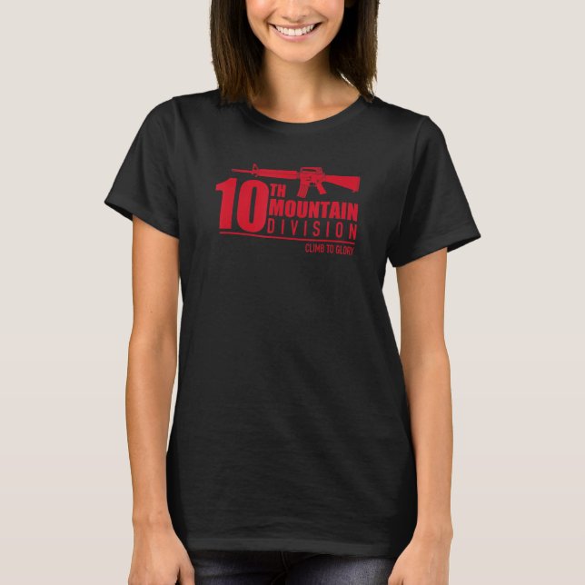 10th Mountain Division 6 T-Shirt (Front)
