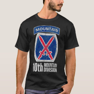 10TH MOUNTAIN DIVISION ARMY INFANTRY US USA VETERA T-Shirt