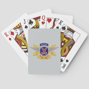 10th Mountain Division Aviation (AVN) Playing Cards