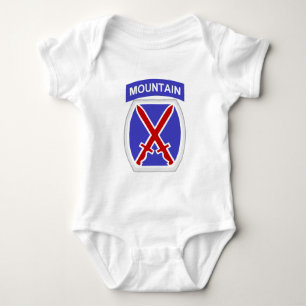 10th Mountain Division Baby Bodysuit