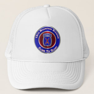10th Mountain Division “Climb To Glory” Trucker Hat