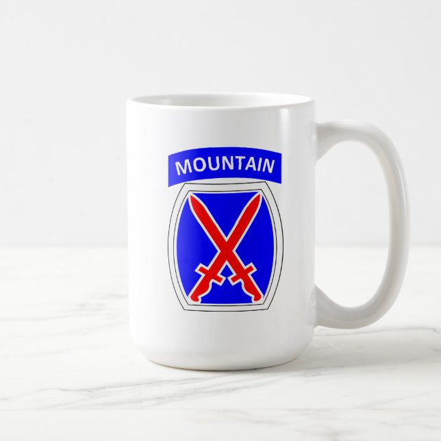 10th Mountain Division Coffee Mug (Right)