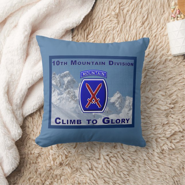 10th Mountain Division  Cushion (Blanket)