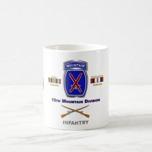 10th Mountain Division Iraq & Afghanistan Veteran Coffee Mug