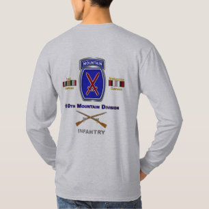 10th Mountain Division Iraq & Afghanistan Veteran T-Shirt