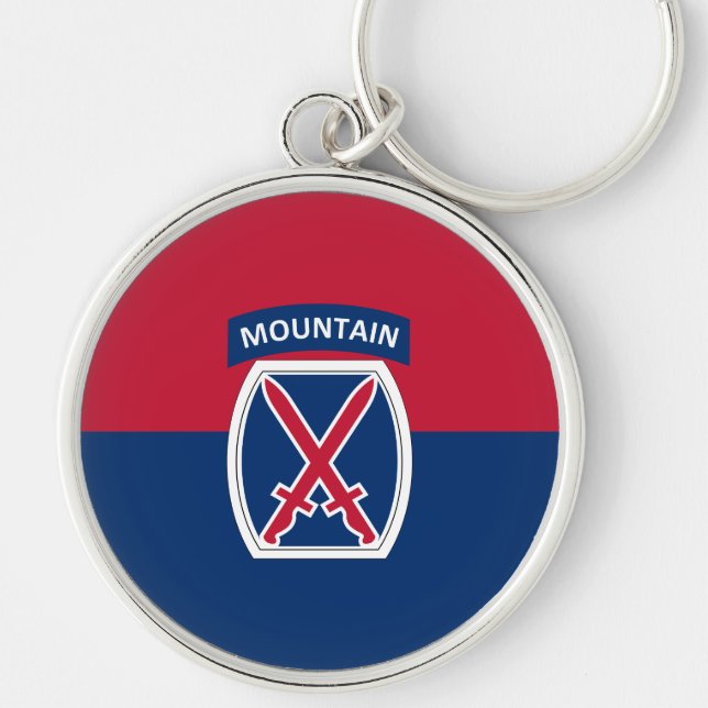 10th Mountain Division Key Ring (Front)