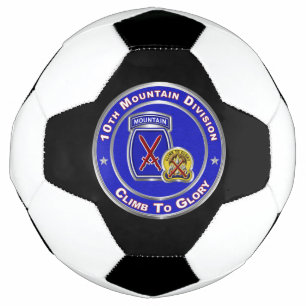 10th Mountain Division  LOWER PRICE Soccer Ball