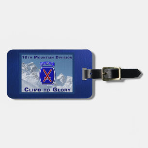 10th Mountain Division Luggage Tag