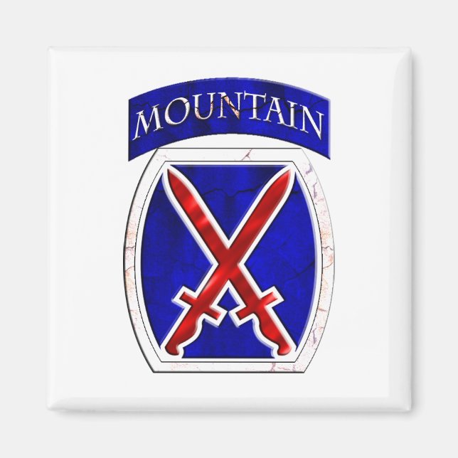 10th Mountain Division Magnet (Front)
