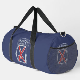 10th Mountain Division "Mountaineer" Grunge Duffle Bag
